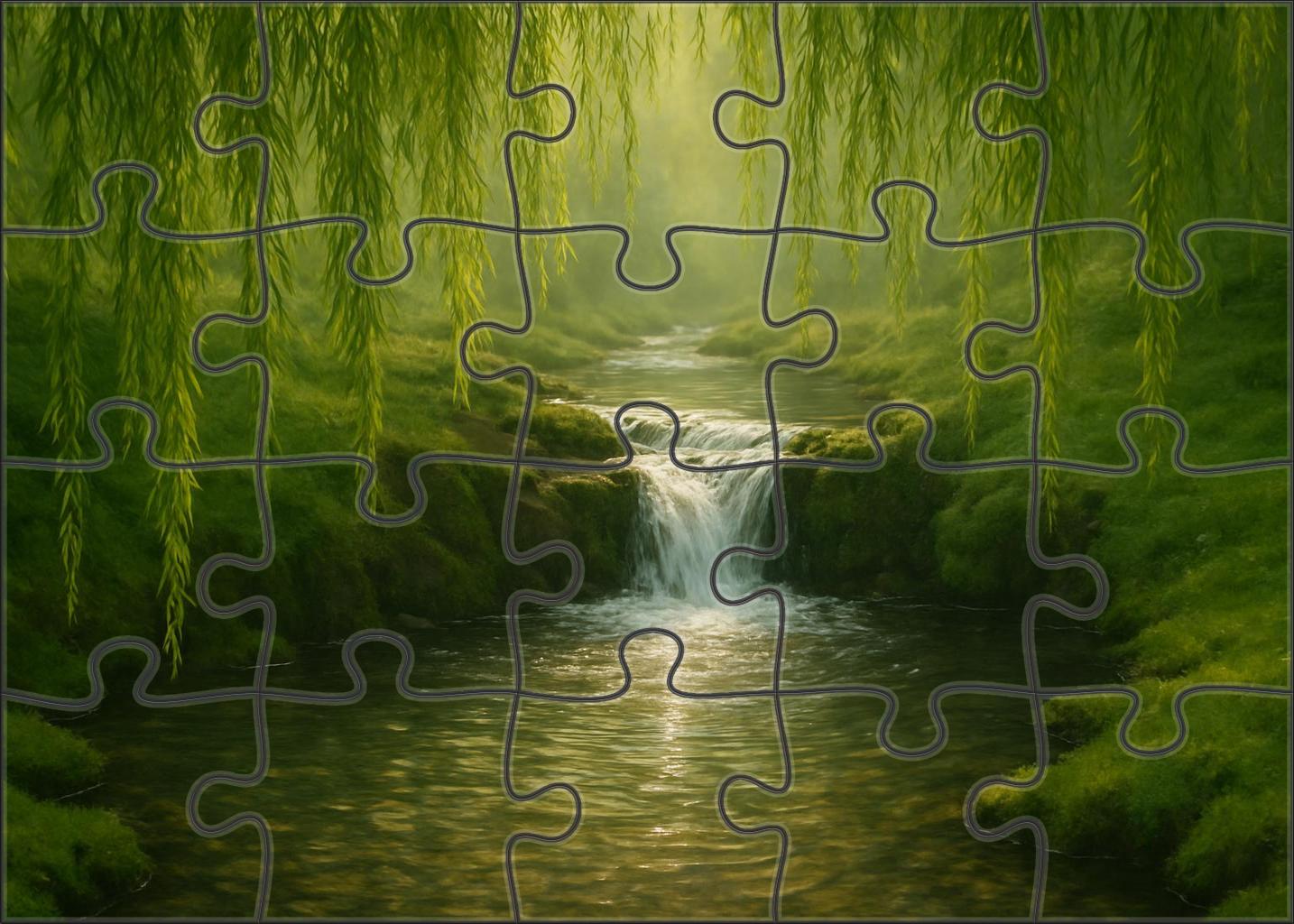 Whispering Willow Falls 200 Piece Puzzle