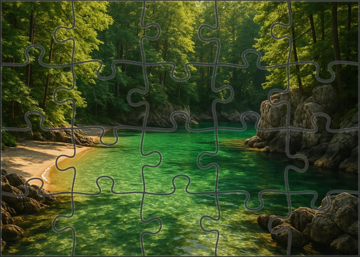 Emerald Bay Haven Puzzle Fun