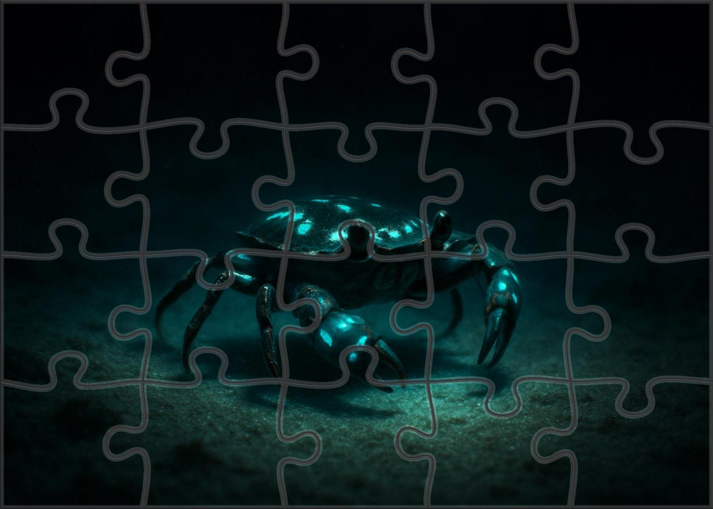 Glowing Sand Scuttler Small Crustacean With Bioluminescent Markings And Rapid Movement Puzzle Fun