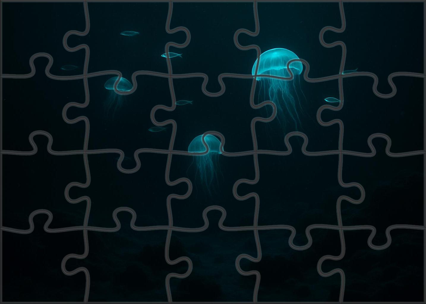 Midnight Abyss Glow 100 Piece Puzzle