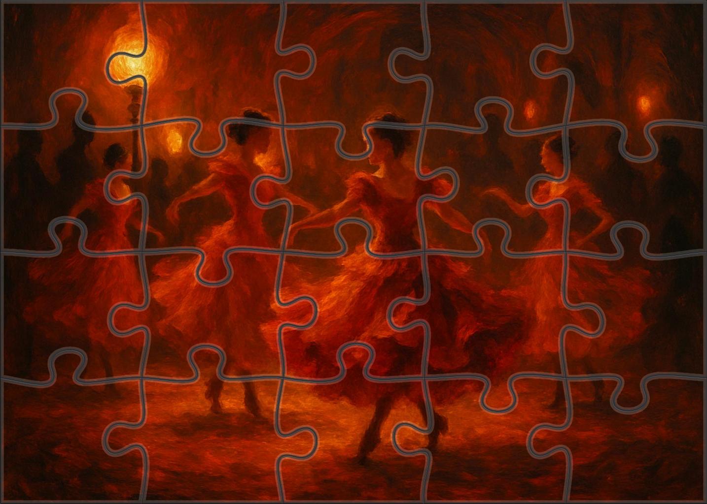 Dance At The Moulin Rouge Puzzle For Adults