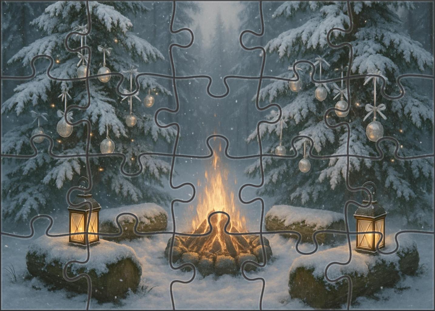 Frosted Pine Enclave 300 Piece Puzzle