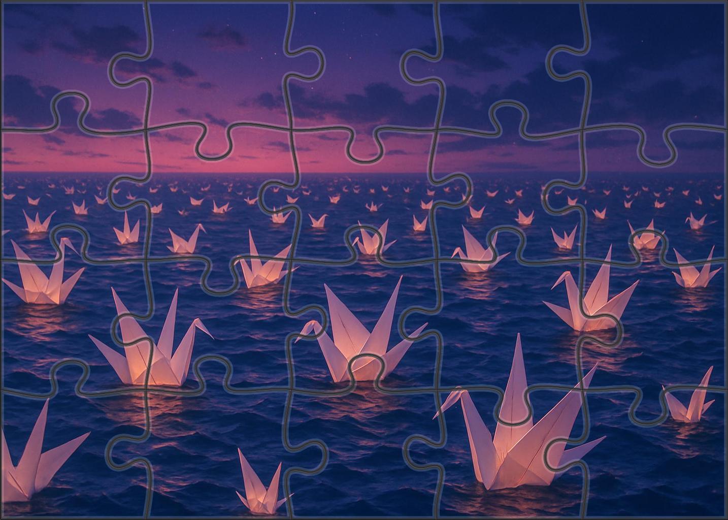 Celestial Origami Ocean 200 Piece Puzzle