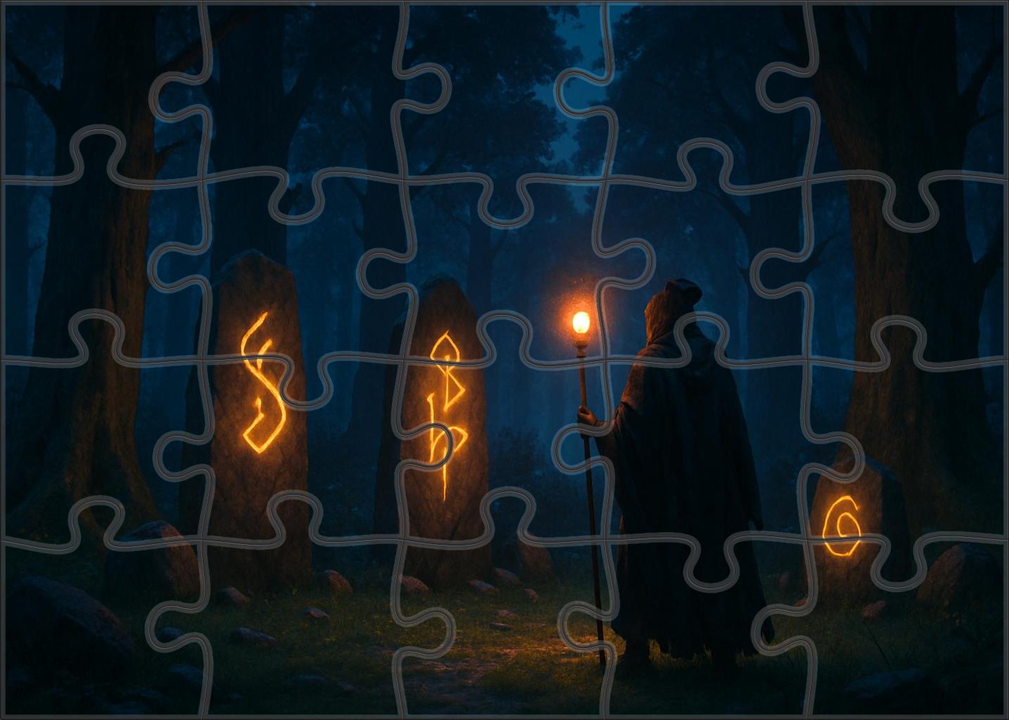 Dark Fantasy Quest Enchanted Forests And Shadowed Heroes Puzzle Challenge