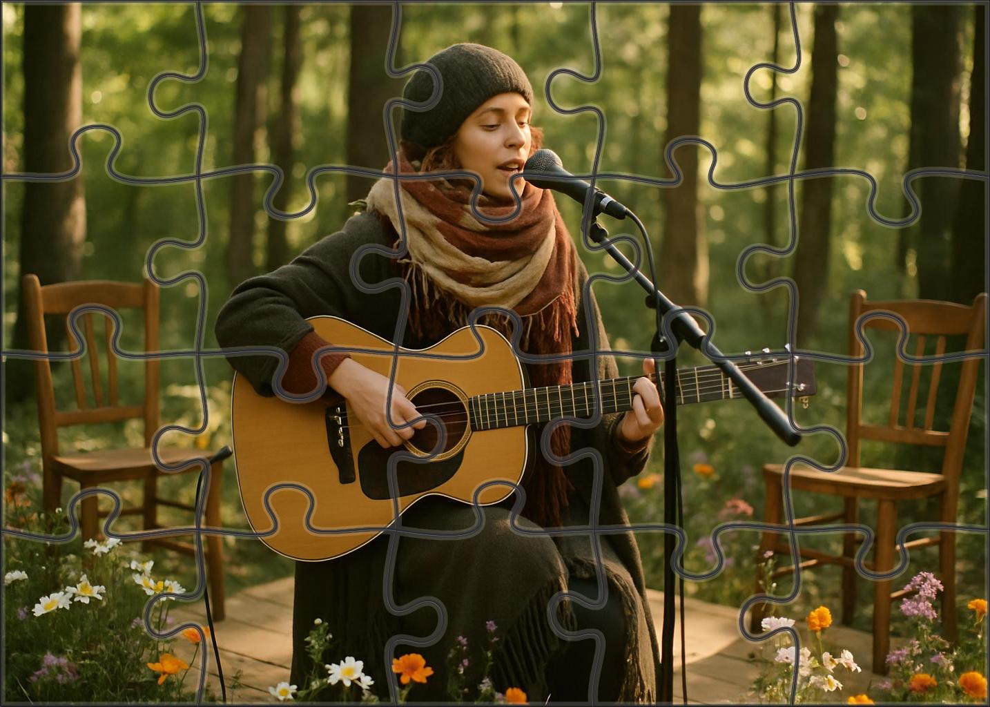 Indie Folk Revival Acoustic Warmth With Earthy Authenticity 50 Piece Puzzle