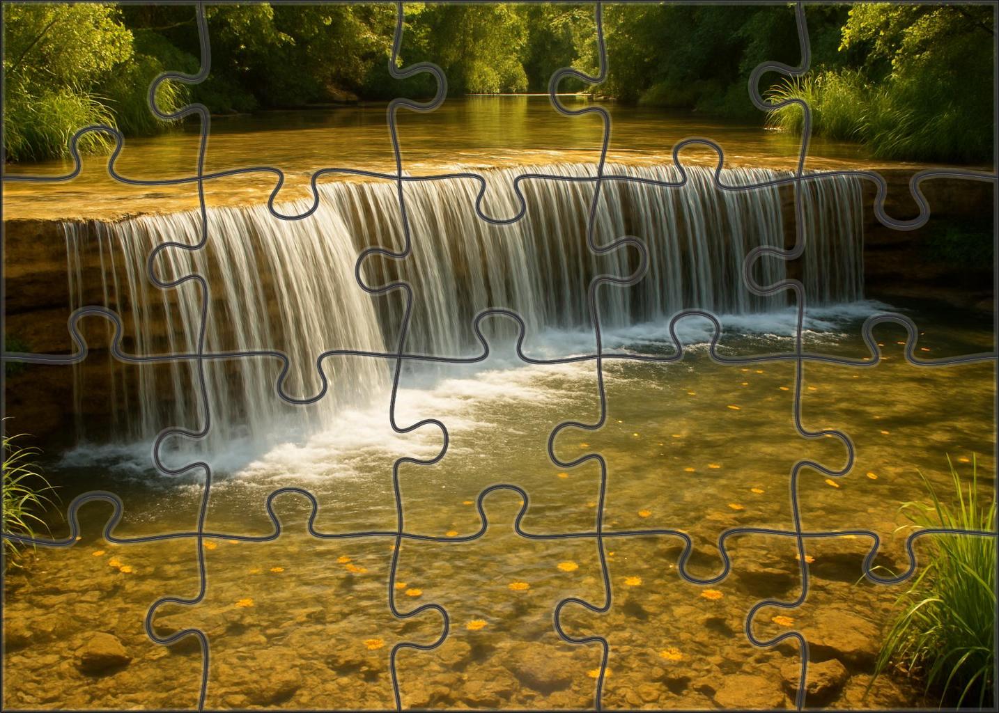 Golden Hollow Flow Easy Puzzles