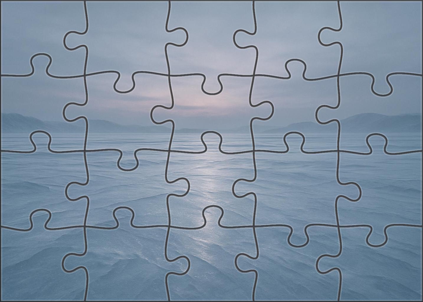 Twilight Ice Plains 20 Piece Puzzle