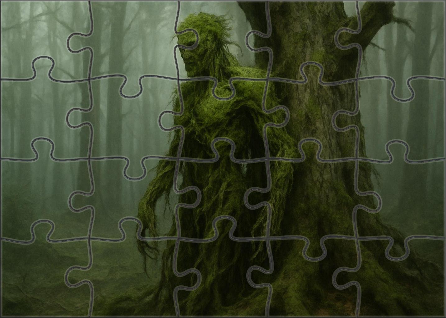 Veilroot Dryad Unique Puzzle Design