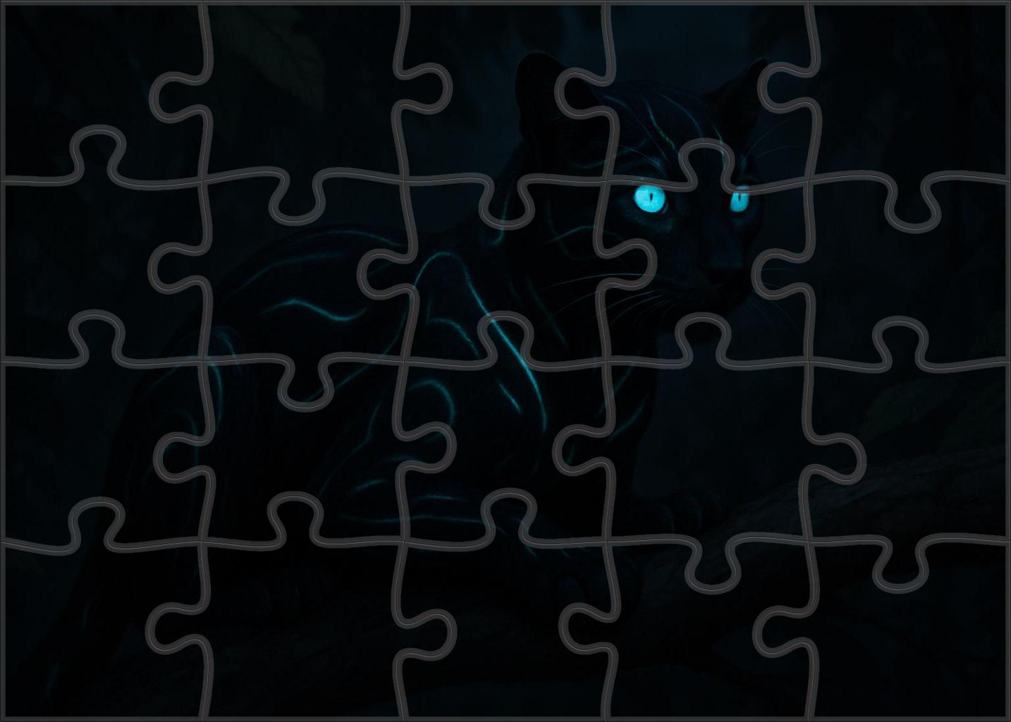 Celestial Nightstalker Luminous Arboreal Carnivore 50 Piece Puzzle