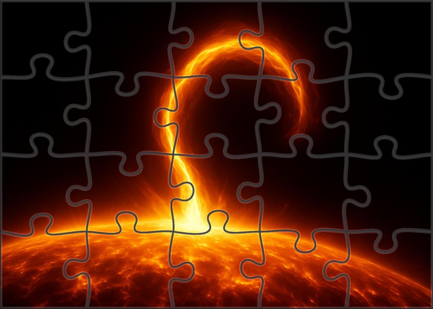 Electric Solar Ribbon Large Format Puzzle