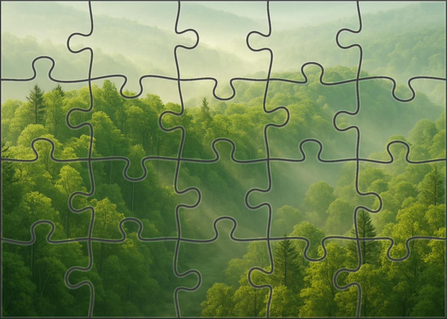 Verdant Bluff Ridge Easy Puzzles