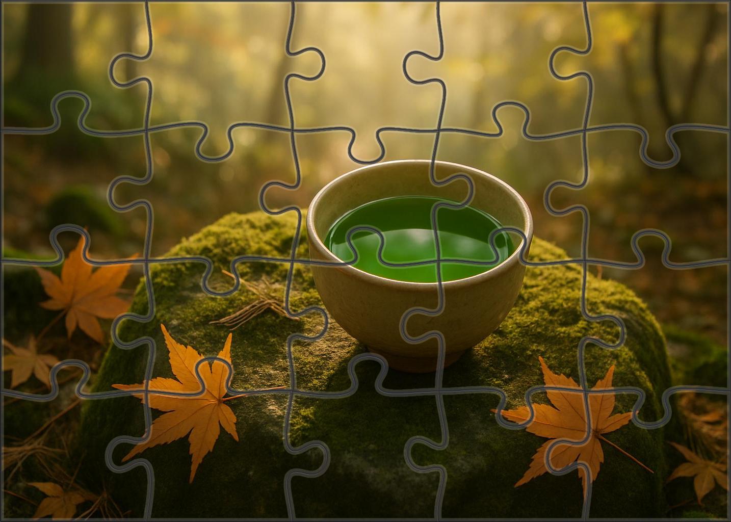 Moss & Maple Earthy Green Tea Blend With Sweet Maple And Fresh Pine Tips 50 Piece Puzzle