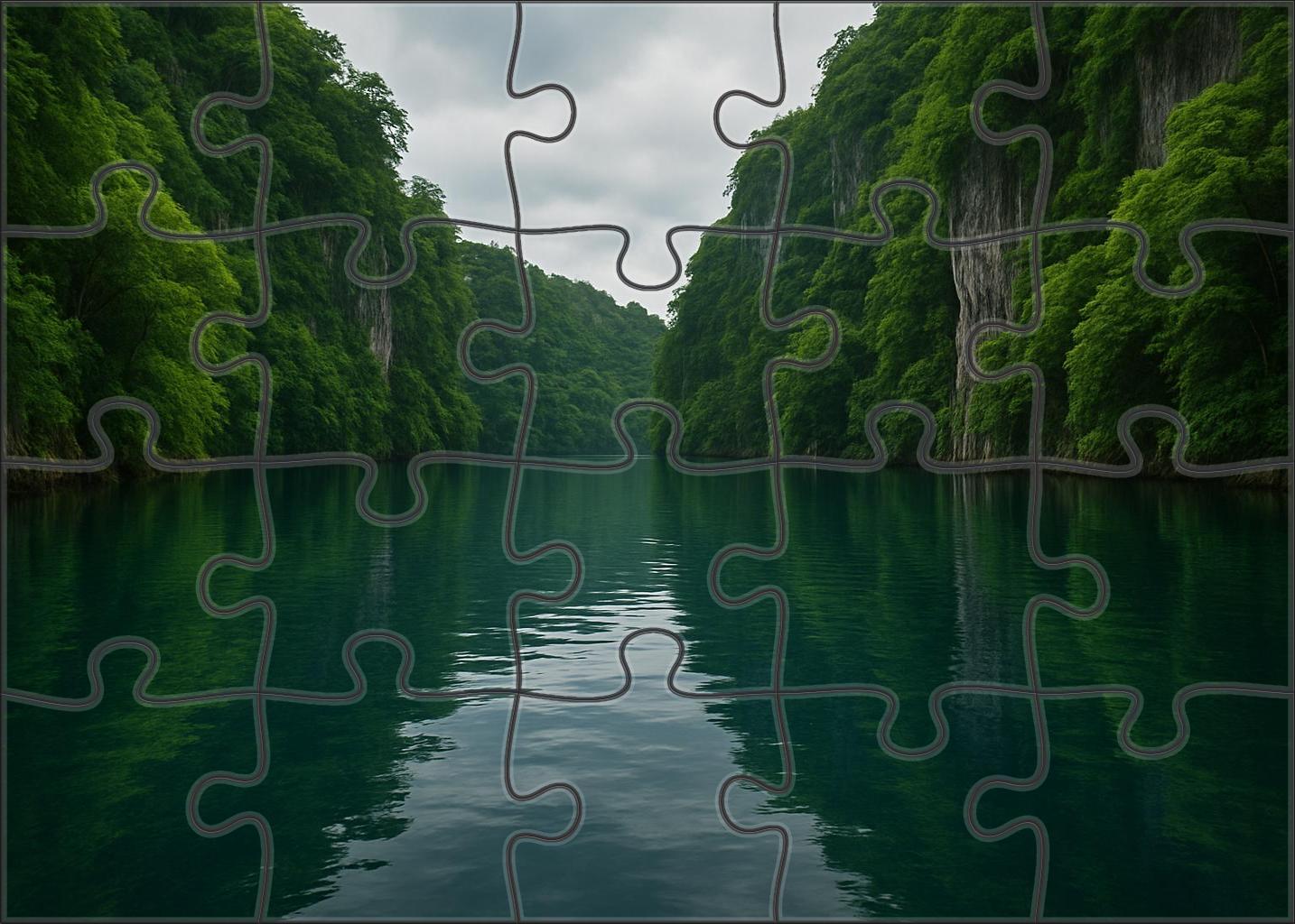 Hidden Lagoon Retreat Puzzle Fun