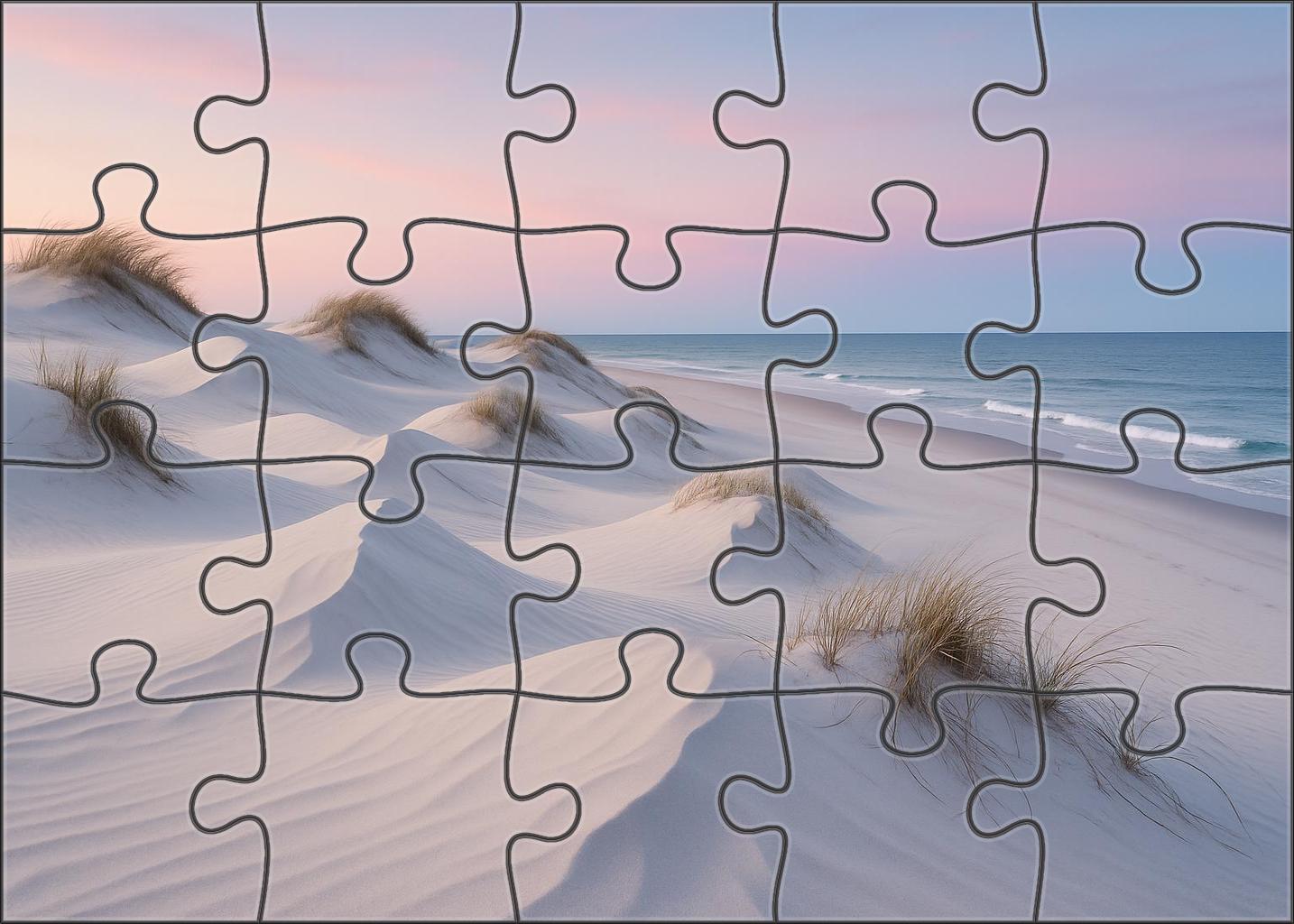Silver Dunes Seclusion 50 Piece Puzzle