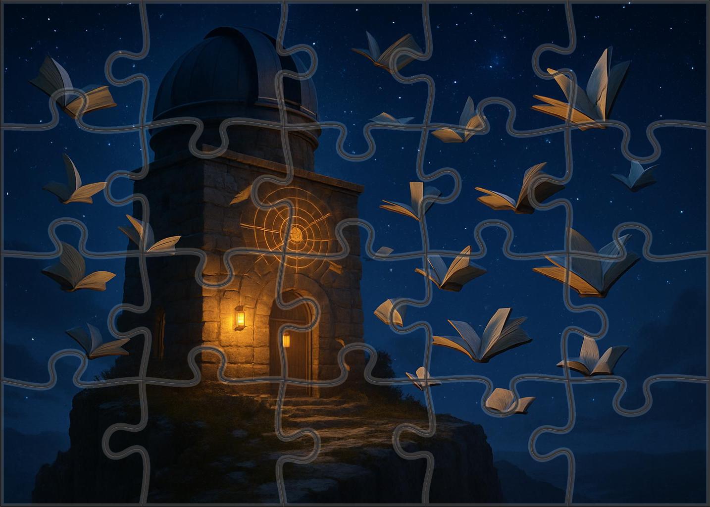 The Observatory Of Floating Tomes Puzzle For Adults