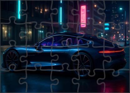 Eclipse Nova 700e All-electric Luxury Hyper Gt With Next-gen Autonomous Tech 300 Piece Puzzle