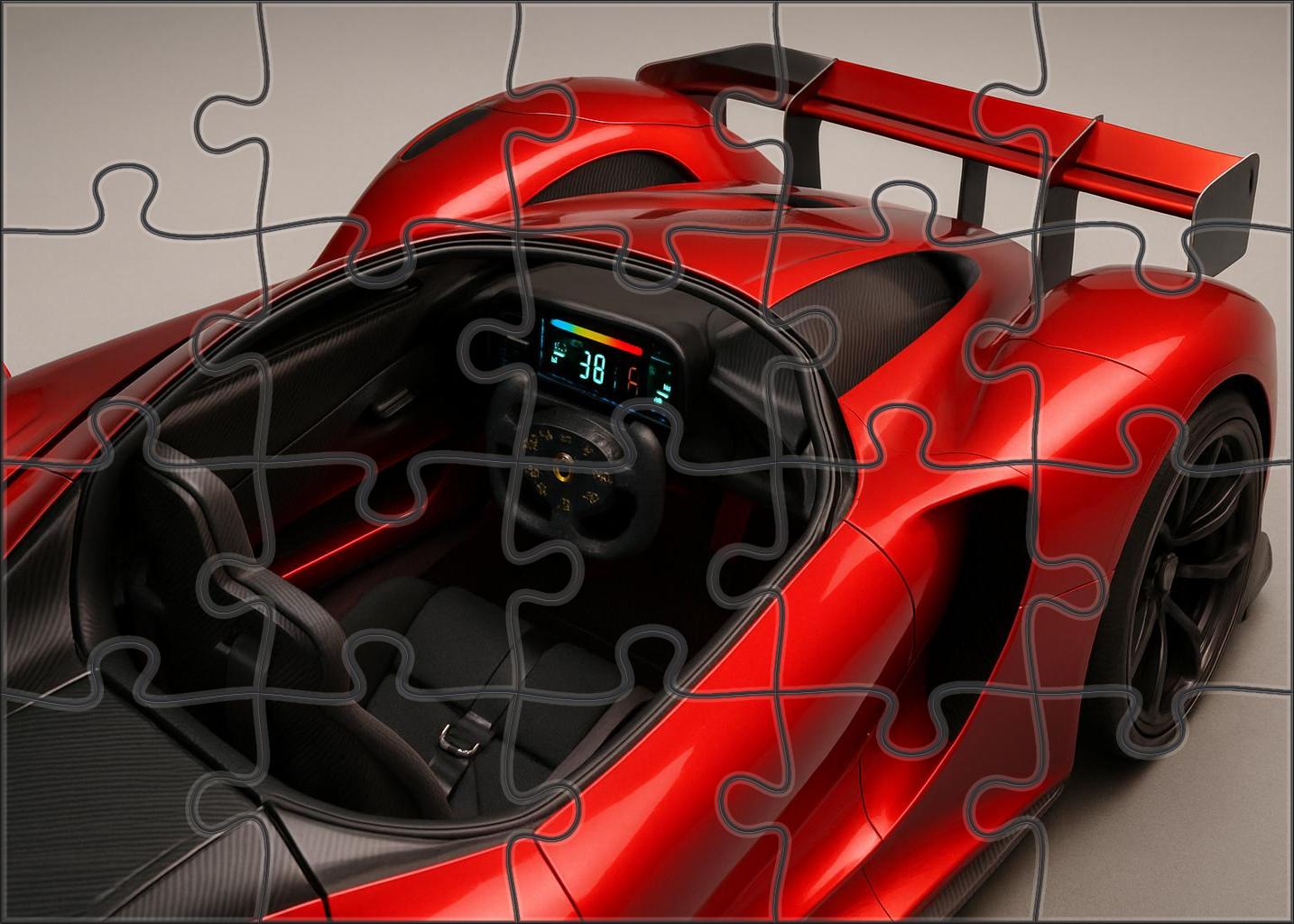 Titan Striker V12 Track-ready Supercar Legend Premium Puzzle Pieces