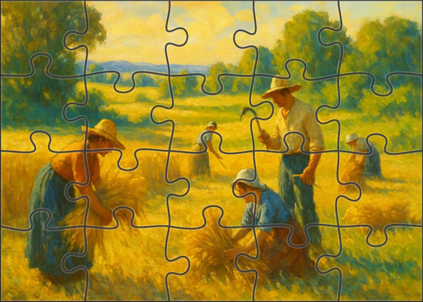 The Harvesters 50 Piece Puzzle