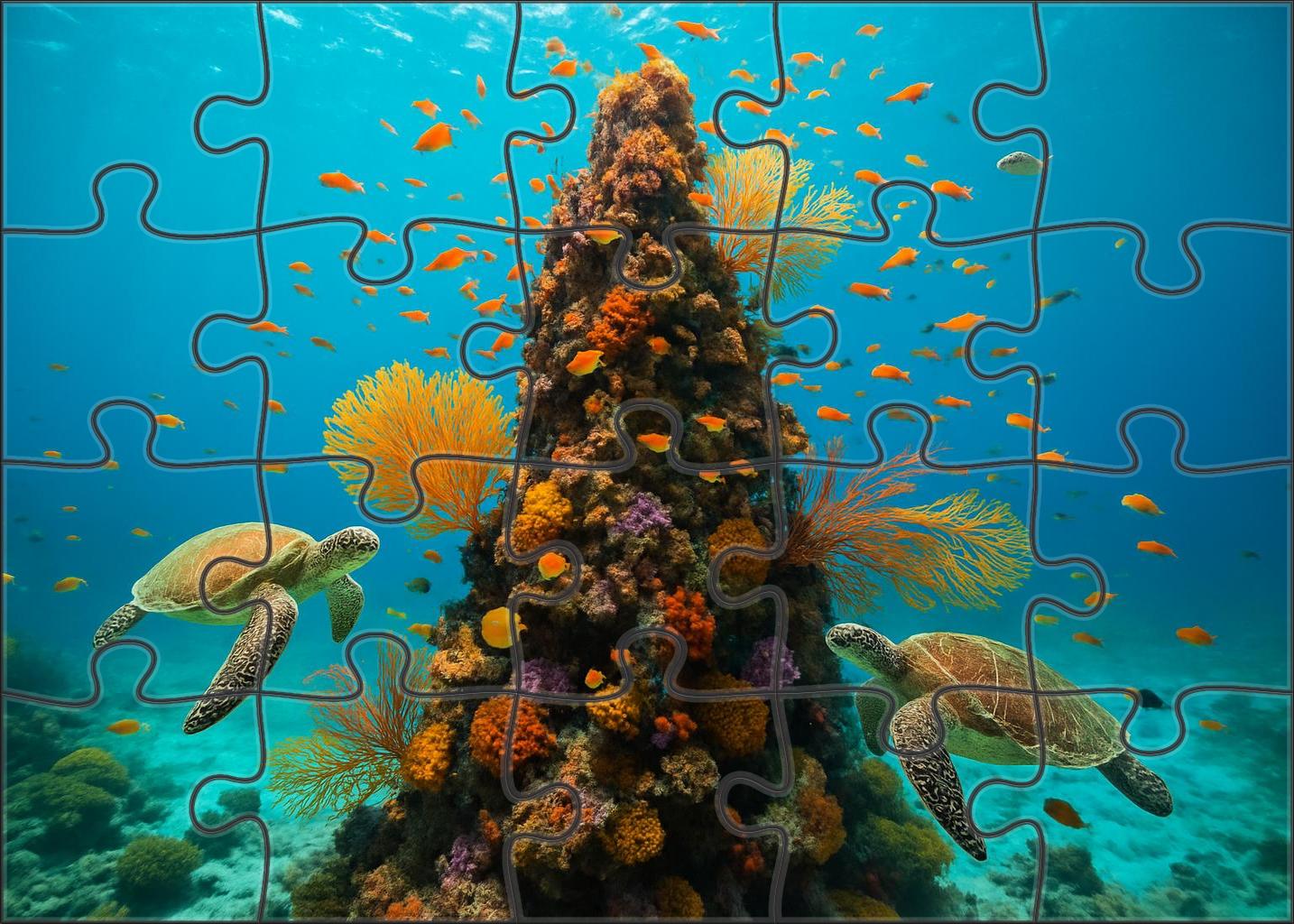 Coral Pinnacle Reef 300 Piece Puzzle