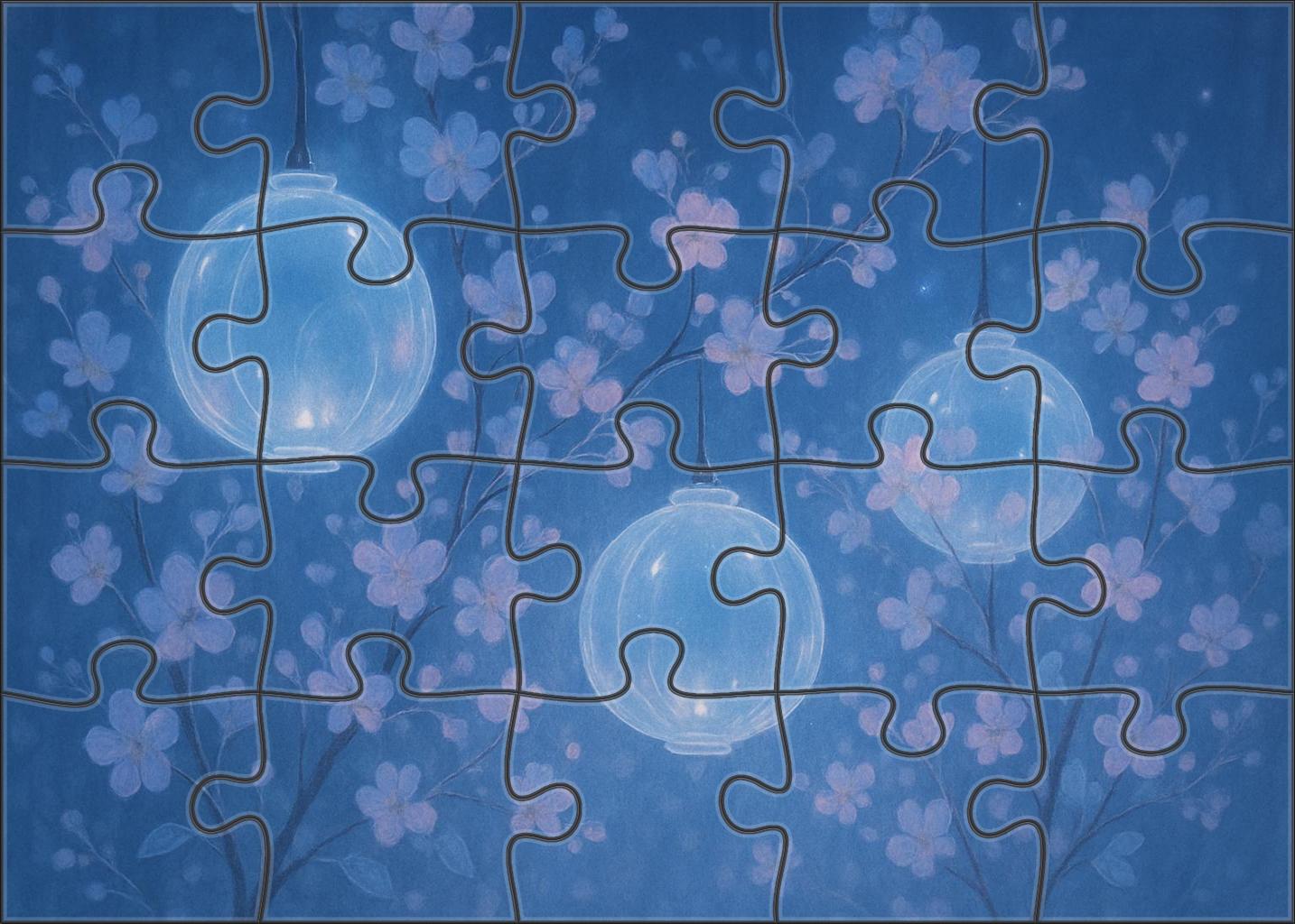 Bubble Lantern Garden 300 Piece Puzzle