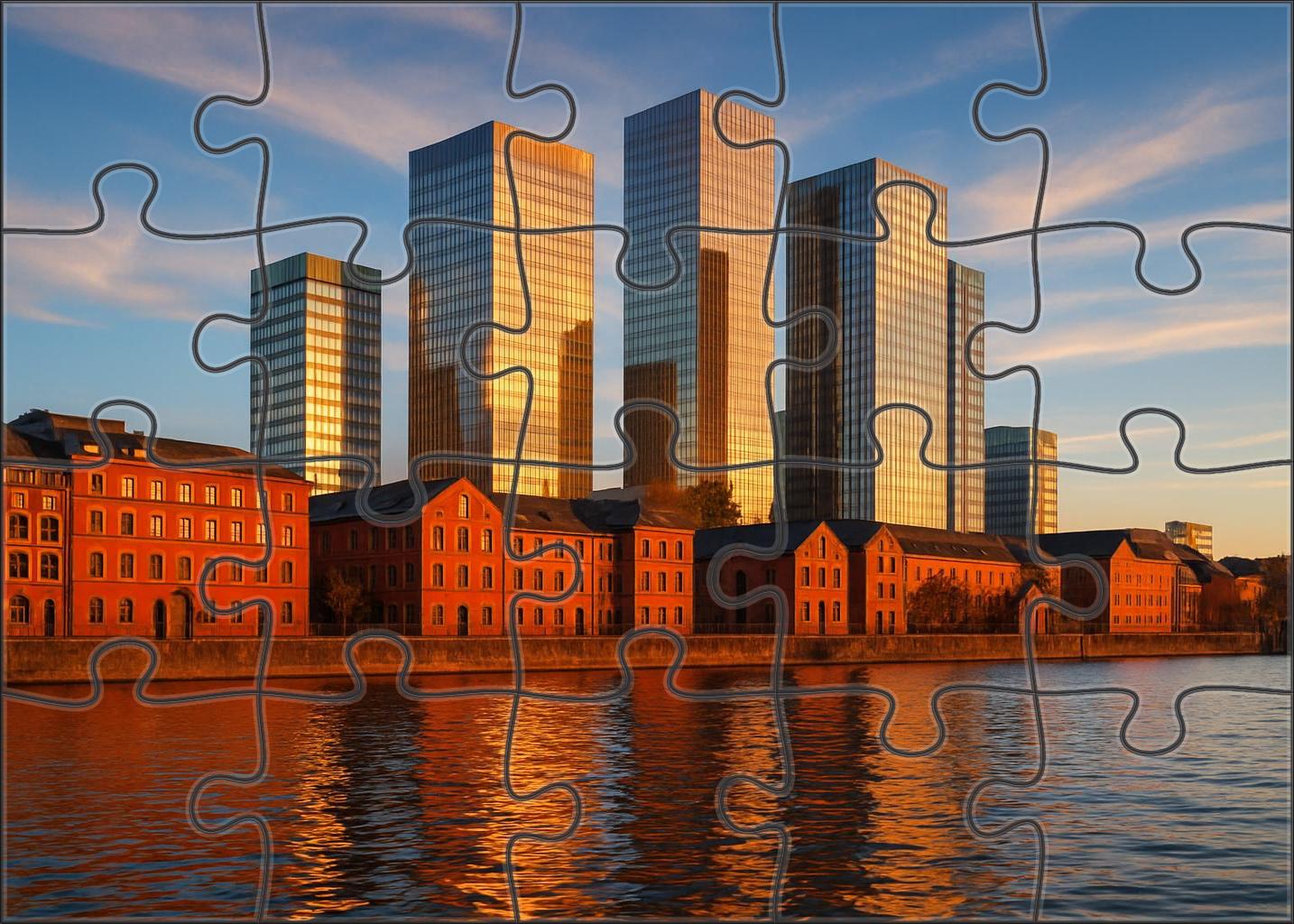 Buenos Aires Puerto Madero Skyline Riverfront Renewal With Contemporary Flair 300 Piece Puzzle