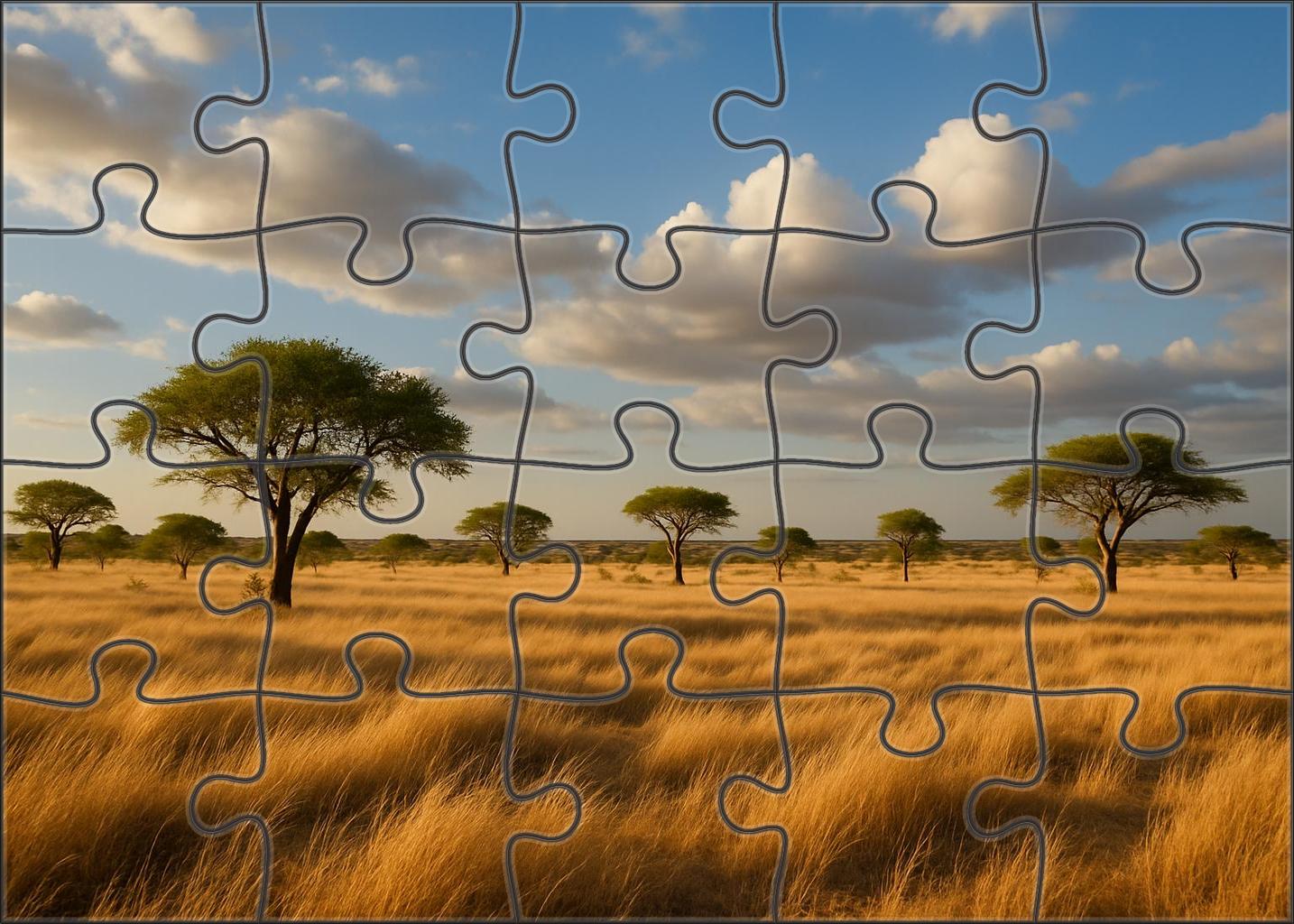 Golden Hour Savannah Vista 100 Piece Puzzle