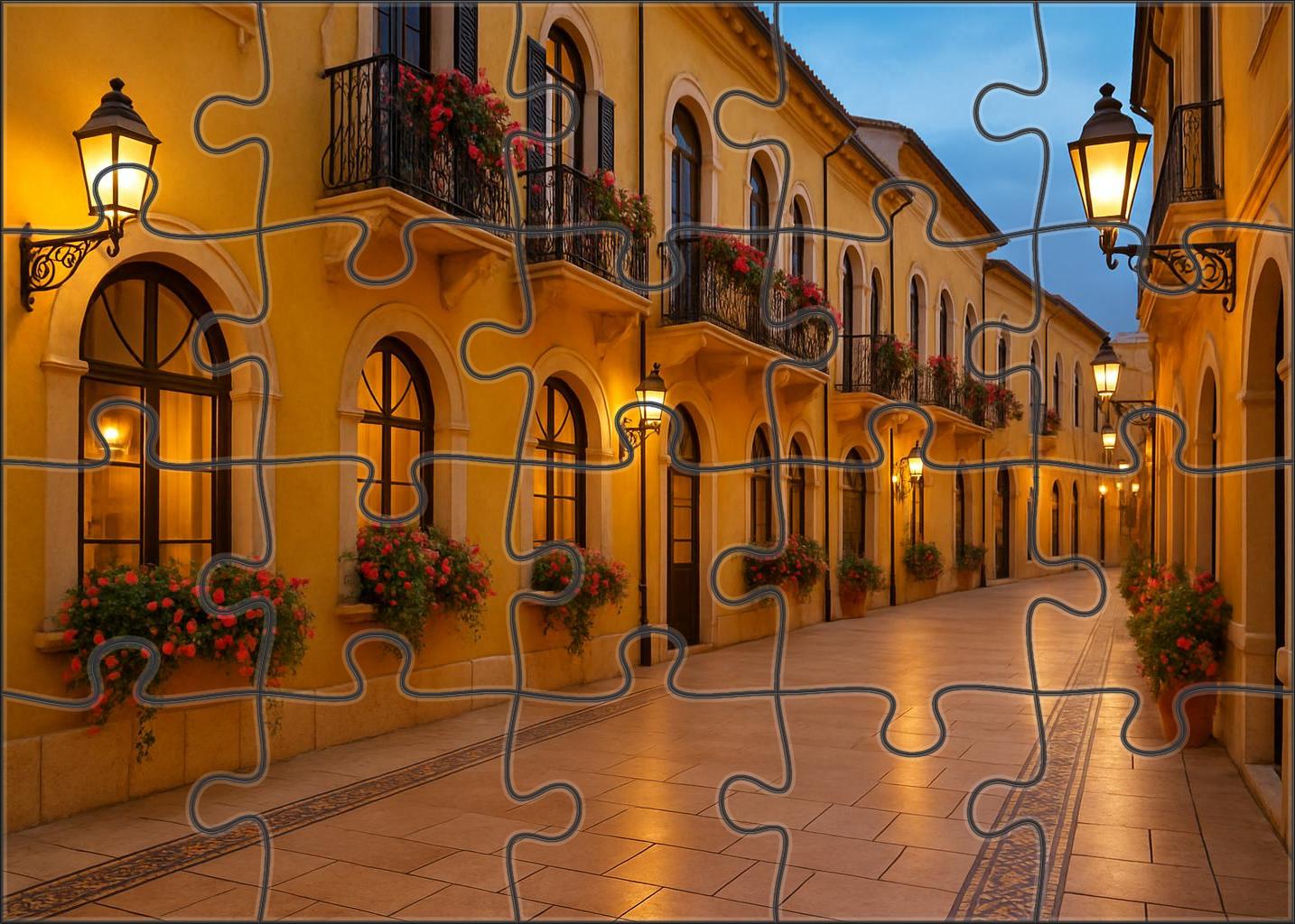 Sunburst Promenade Puzzle For Kids