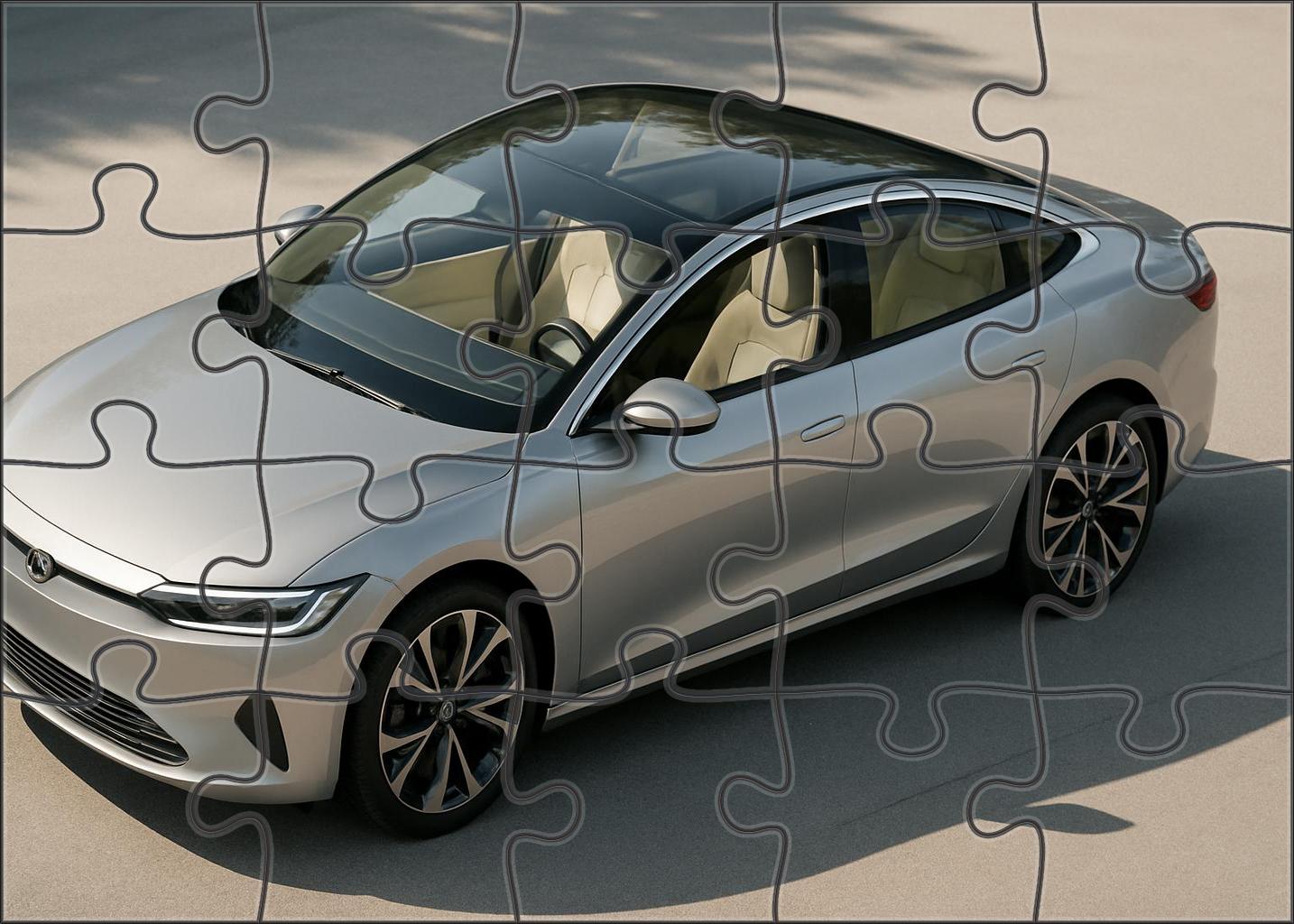 Celeste Arcadia Luxury Electric Grand Tourer With Panoramic Sky Roof Large Format Puzzle