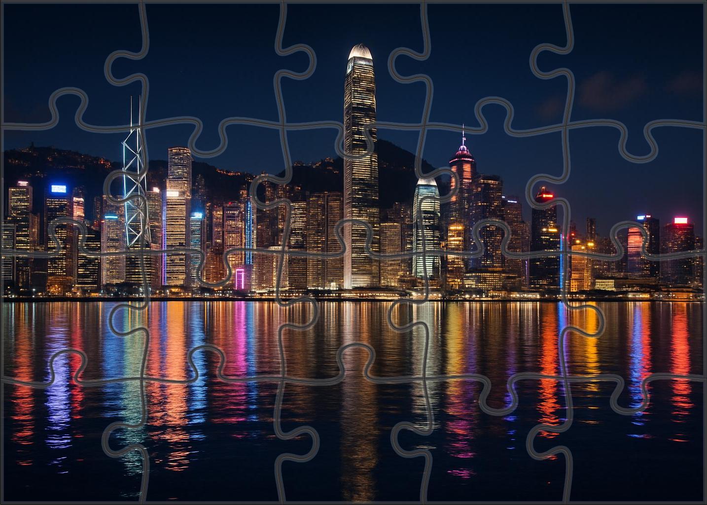 Hong Kong Victoria Harbour Skyline Consistently Ranked Among The Top 5 Most Iconic Skylines Worldwide Puzzle Challenge