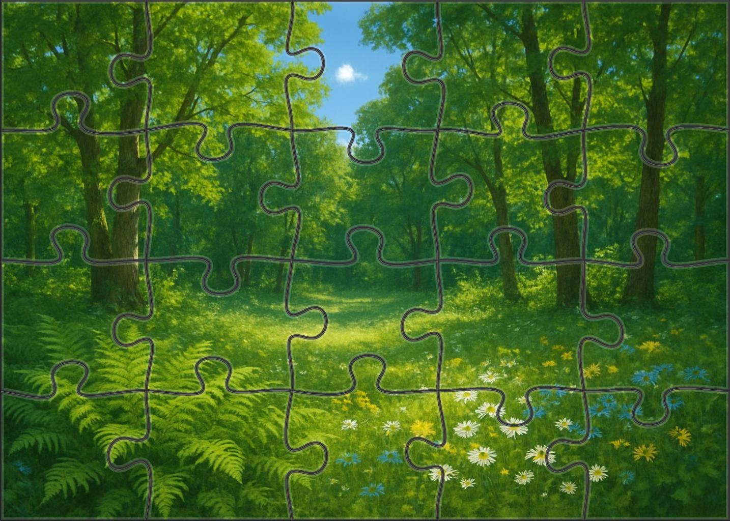 Verdant Highland Glen 300 Piece Puzzle