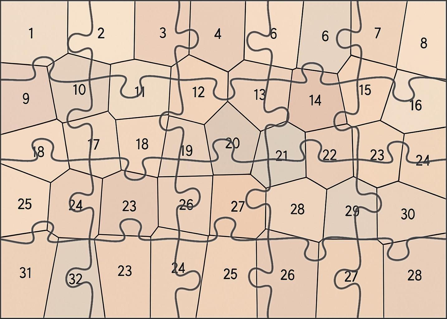Cadastral Parcel Outline Chart Easy Puzzles