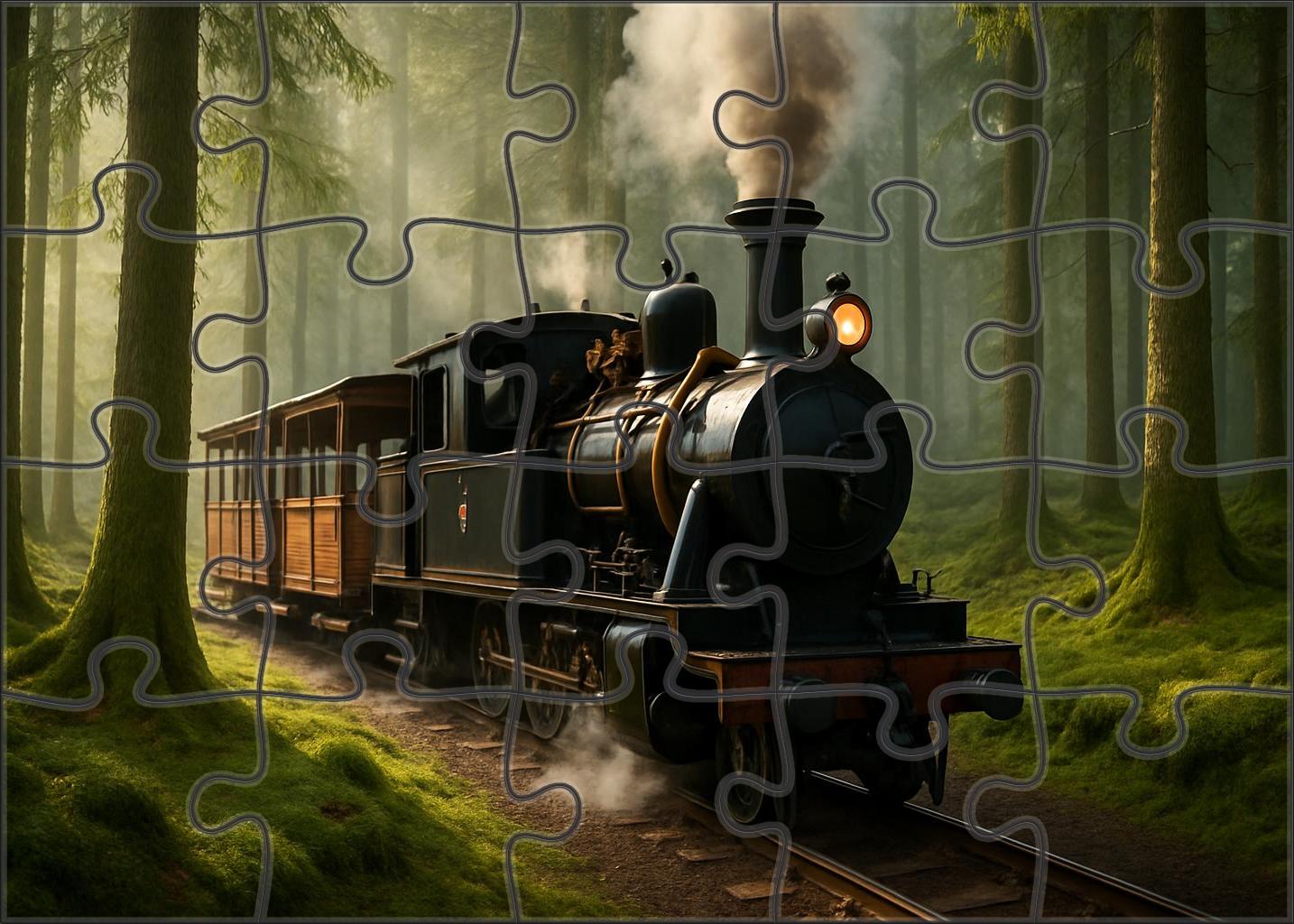Emerald Forest Narrow Gauge 300 Piece Puzzle