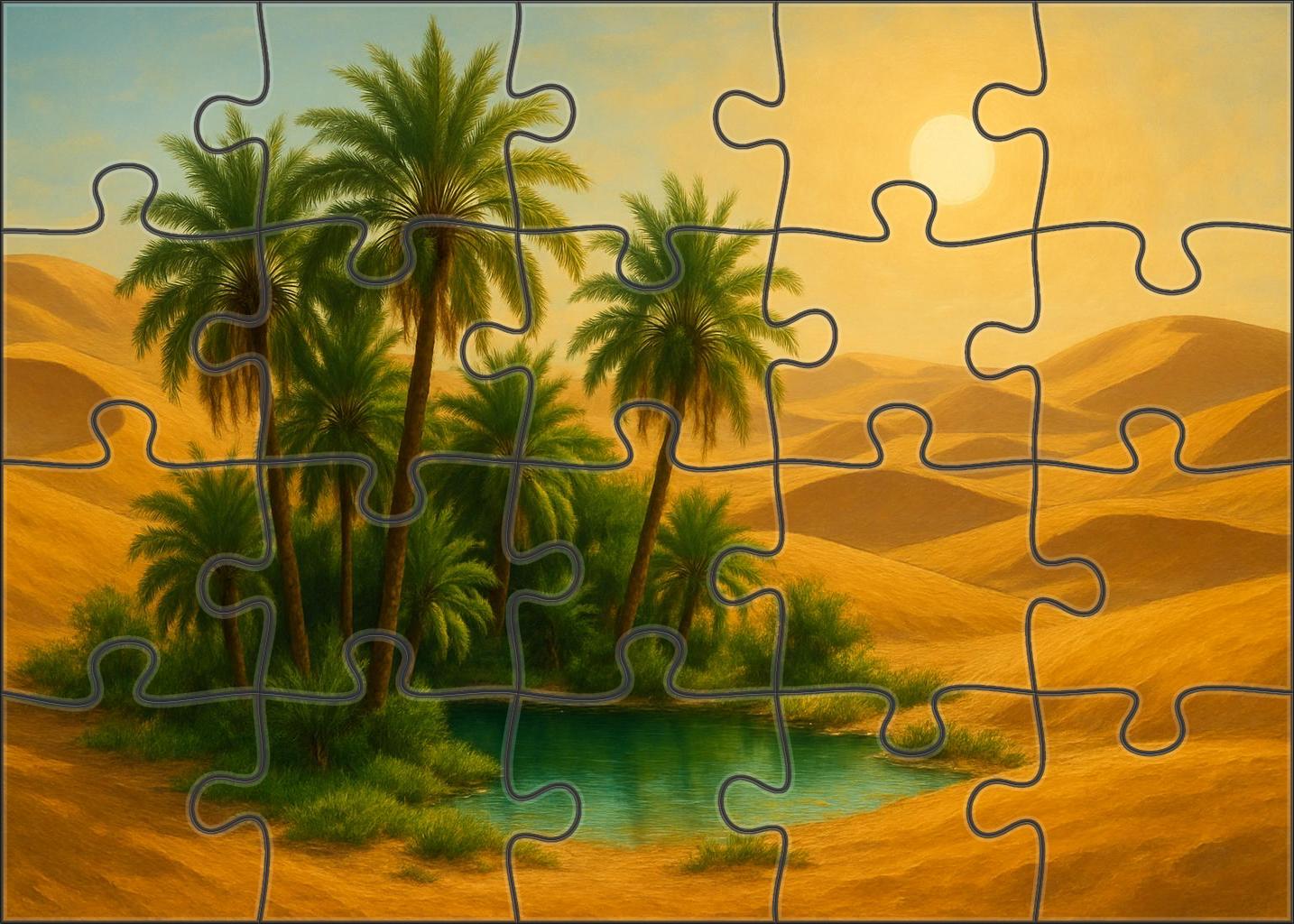 Emerald Oasis Refuge 200 Piece Puzzle