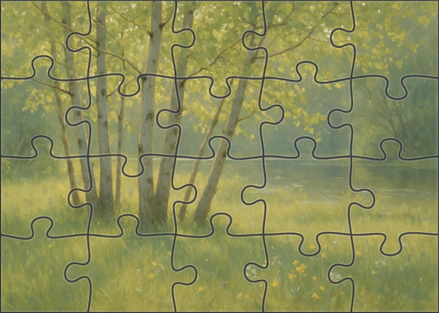 Whispering Alder Thicket 500 Piece Puzzle