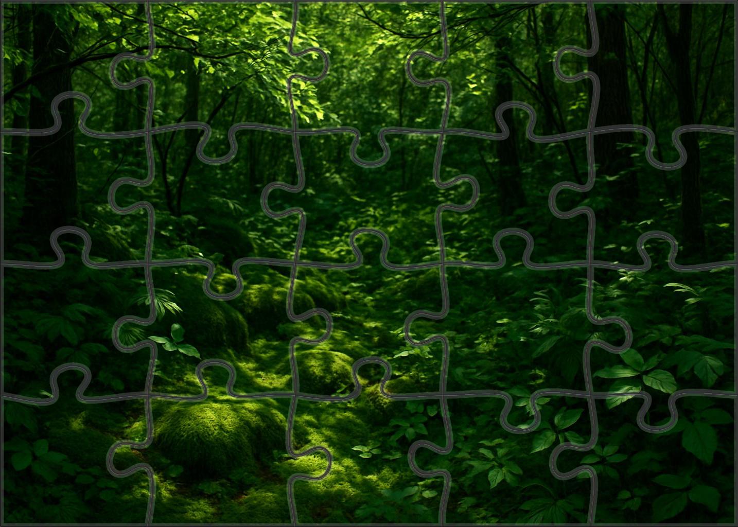 Emerald Lattice Canopy Large Format Puzzle