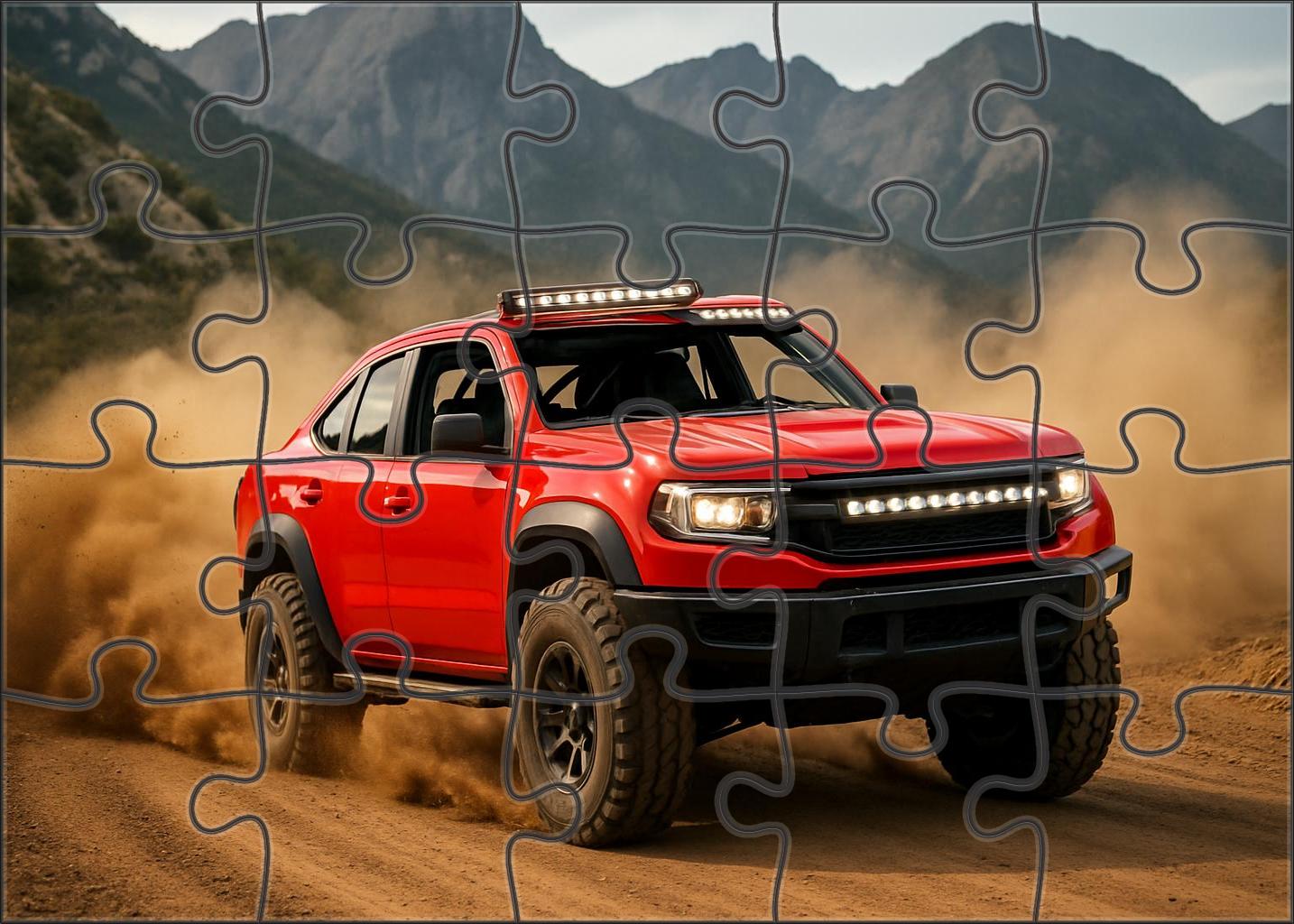 Crimson Talon Rs Rally-bred All-terrain Machine Mini Puzzle