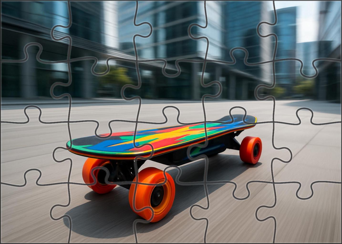Personal Electric Skateboard Easy Puzzles
