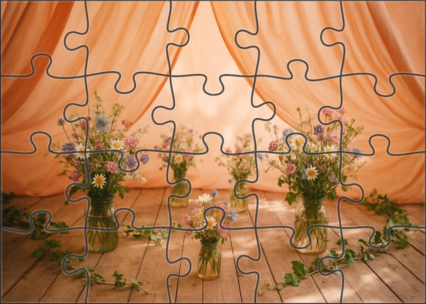 Pastel Spring Canopy 200 Piece Puzzle
