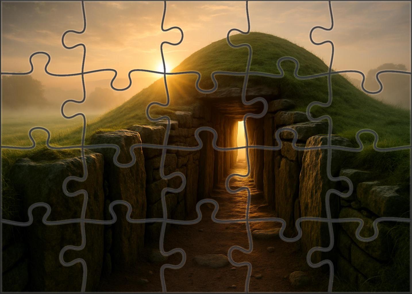 Neolithic Cairn Of Newgrange Situated In County Meath Ireland Recognized By 6680 Globally As A Prehistoric Monument Older Than The Pyramids 1000 Piece Puzzle