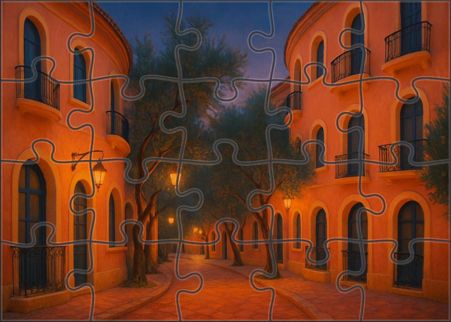 Coral Crescent 20 Piece Puzzle