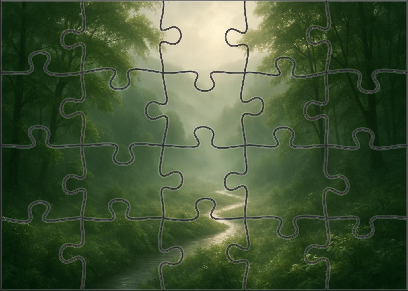 Emerald Valley Mistfall 100 Piece Puzzle