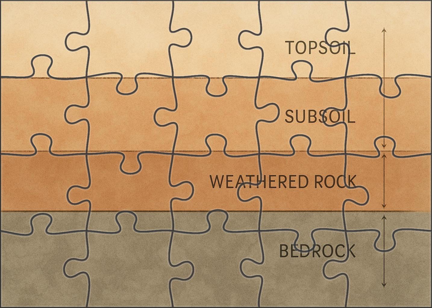 Subsurface Sediment Layer Profile Challenging Puzzles