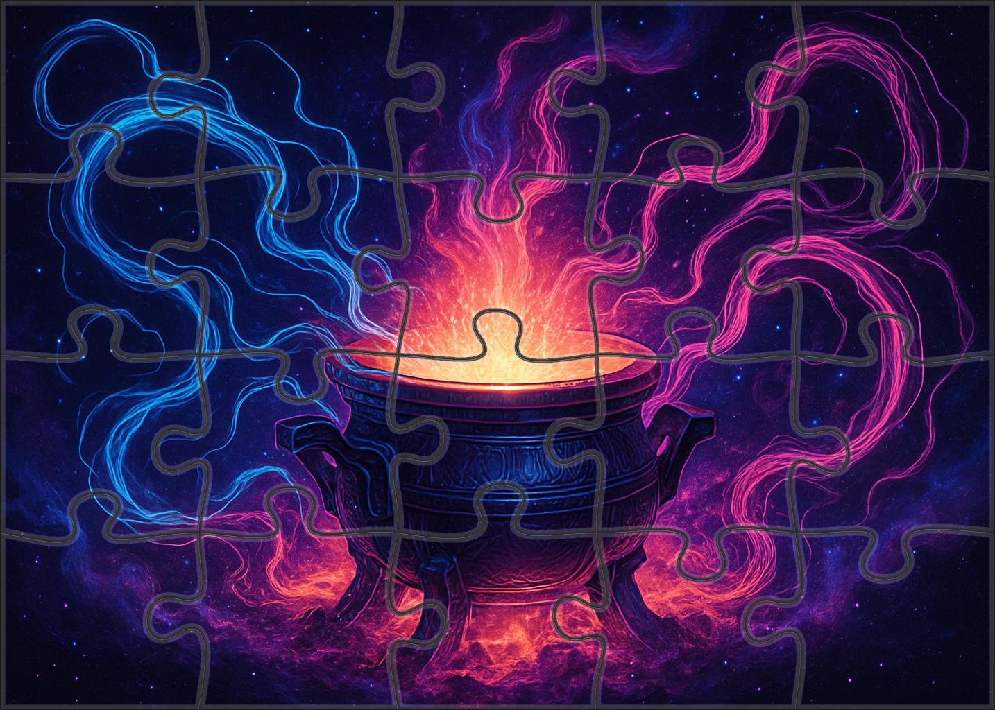 Celestial Forge At The Edge Of The Void Puzzle For Adults