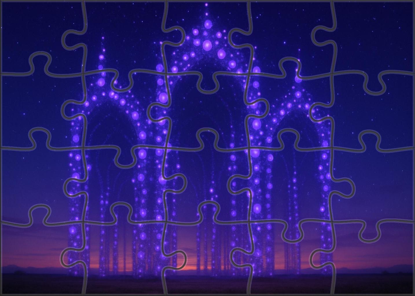 The Cathedral Of Drifting Lights 1000 Piece Puzzle