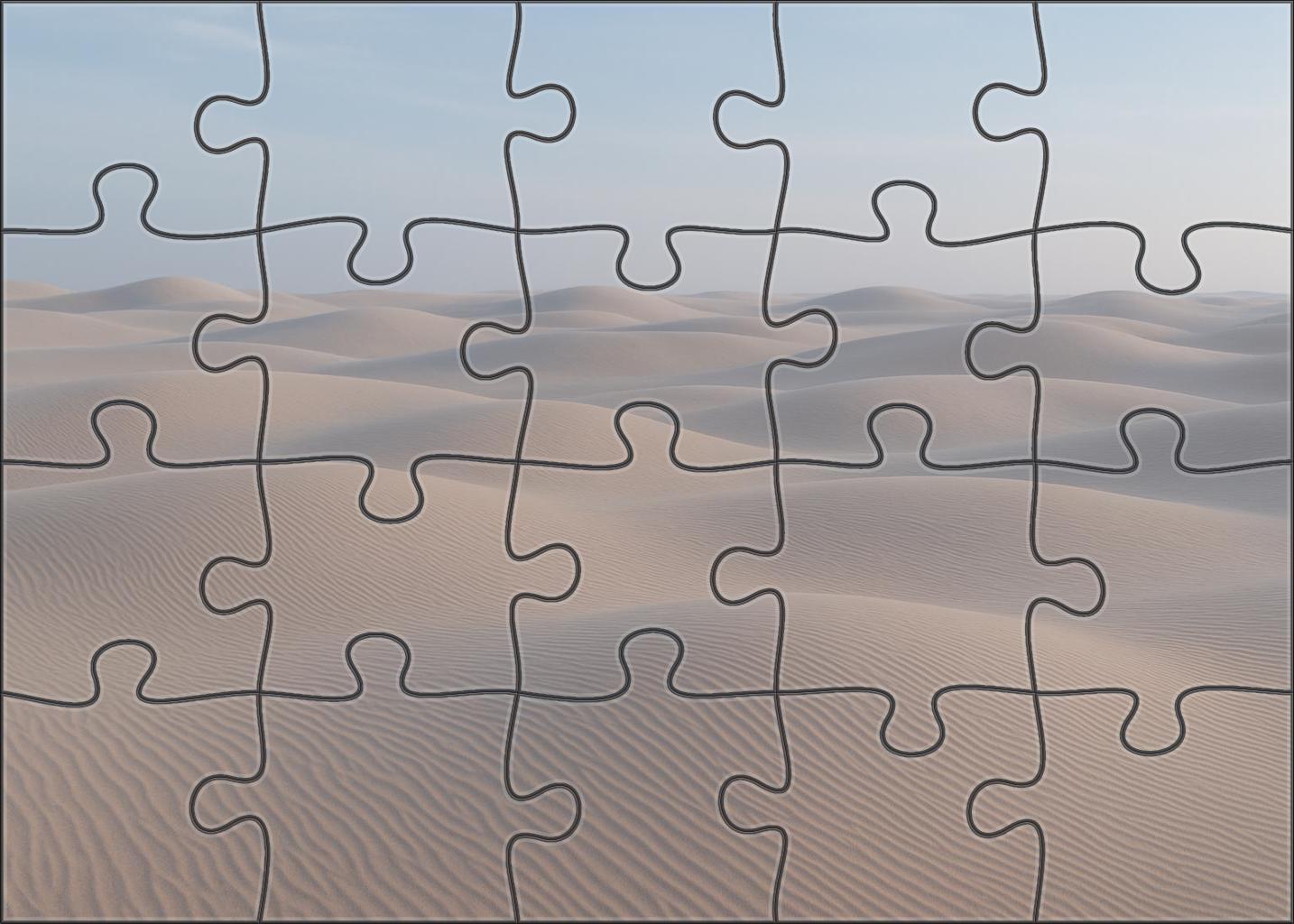 Whispering Dune Fields 1000 Piece Puzzle