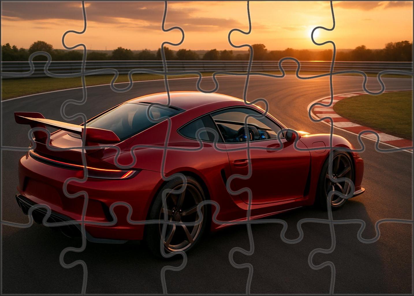 Crimson Talon Rs Twin-turbocharged V8 With Aerodynamic Precision 300 Piece Puzzle