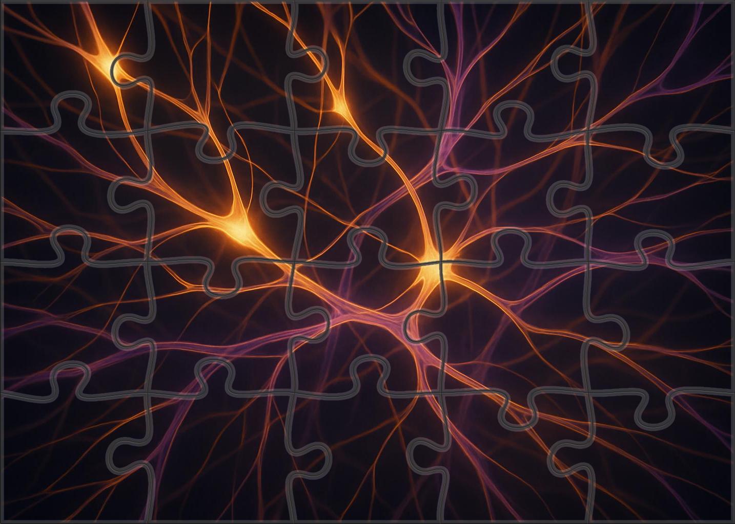 Luminous Veins Of Emotion Puzzle For Kids