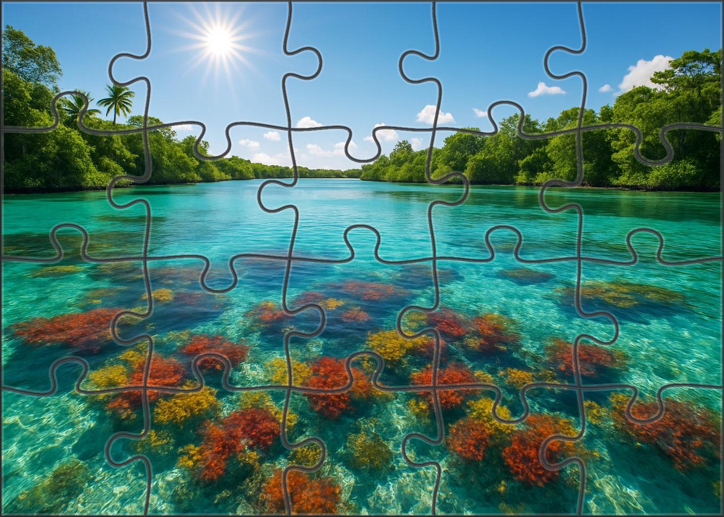 Crystal Lagoon Escape Unique Puzzle Design