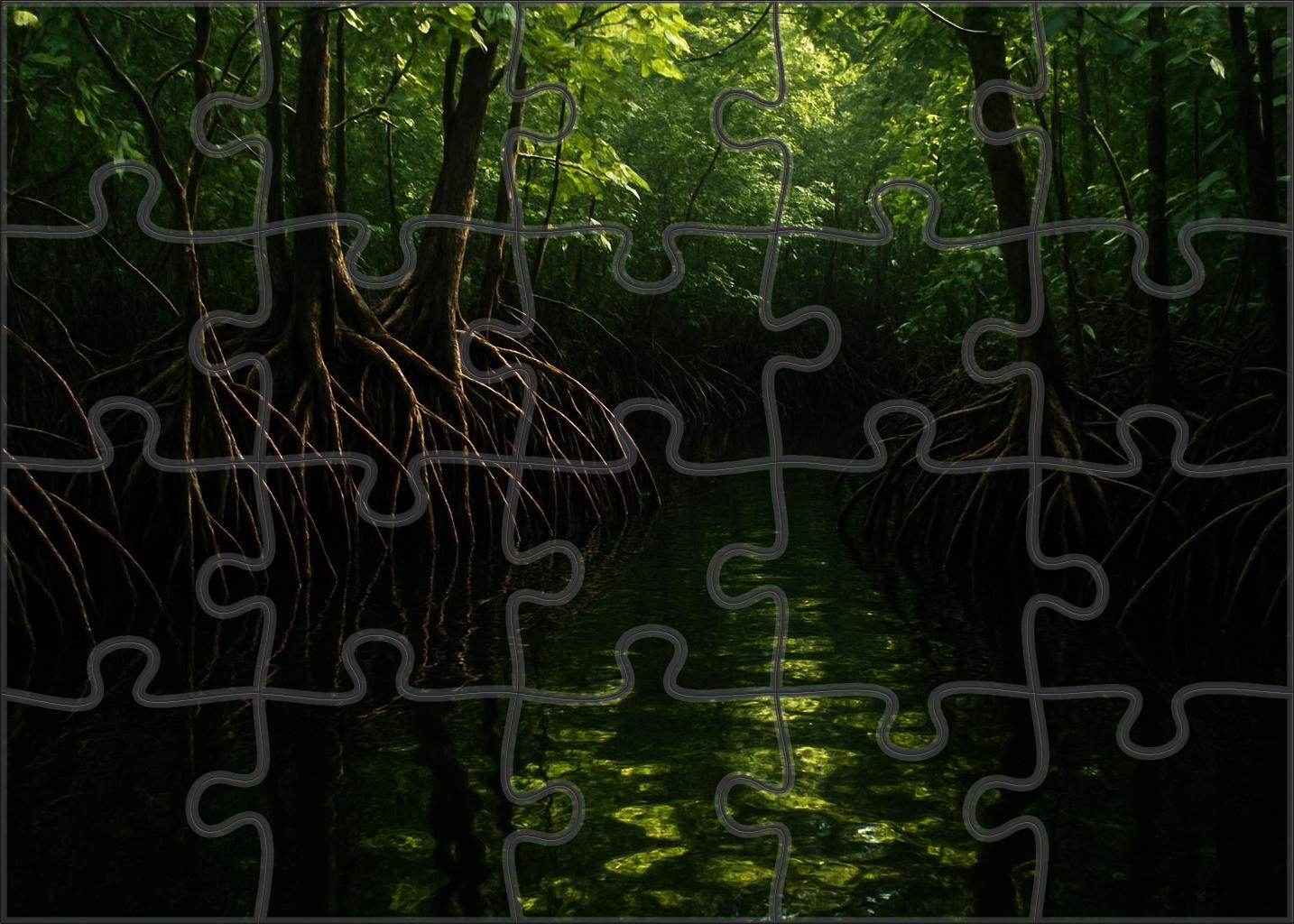 Emerald Mangrove Refuge 200 Piece Puzzle
