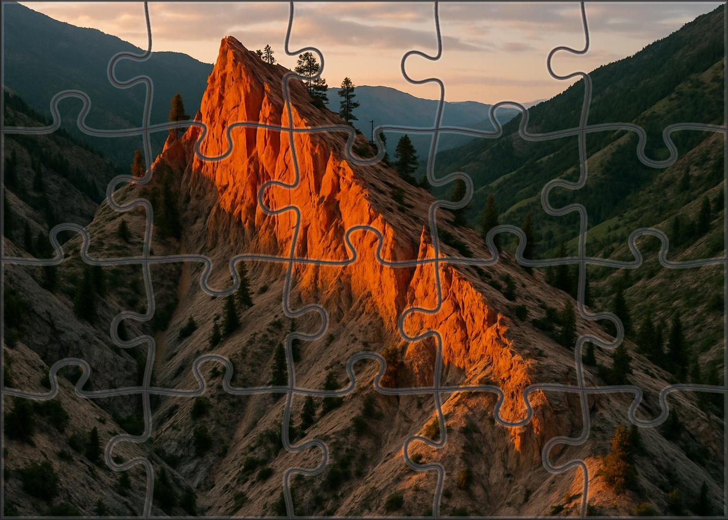 Amber Ridge Promontory 20 Piece Puzzle